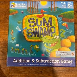 Sum Swamp Addition & Subtraction Game- Sealed in Plastic